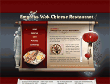 Tablet Screenshot of empresswokchinese.com